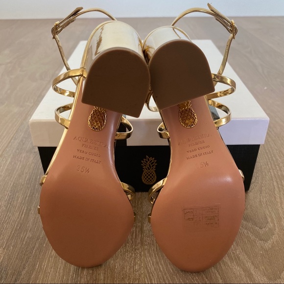 *SOLD* NIB Aquazzura “Gin” Block Sandals - Picture 8 of 8